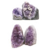 2.38kg Amethyst Polished Crystal Geode Specimen Set 4 Pieces DK1121 1 Amethyst Polished Crystal Geode Specimen Set 4 Pieces DK1121 | Crystal Factory