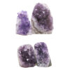 2.39kg Amethyst Polished Crystal Geode Specimen Set 4 Pieces DK1122 2 Amethyst Polished Crystal Geode Specimen Set 4 Pieces DK1122 | Crystal Factory