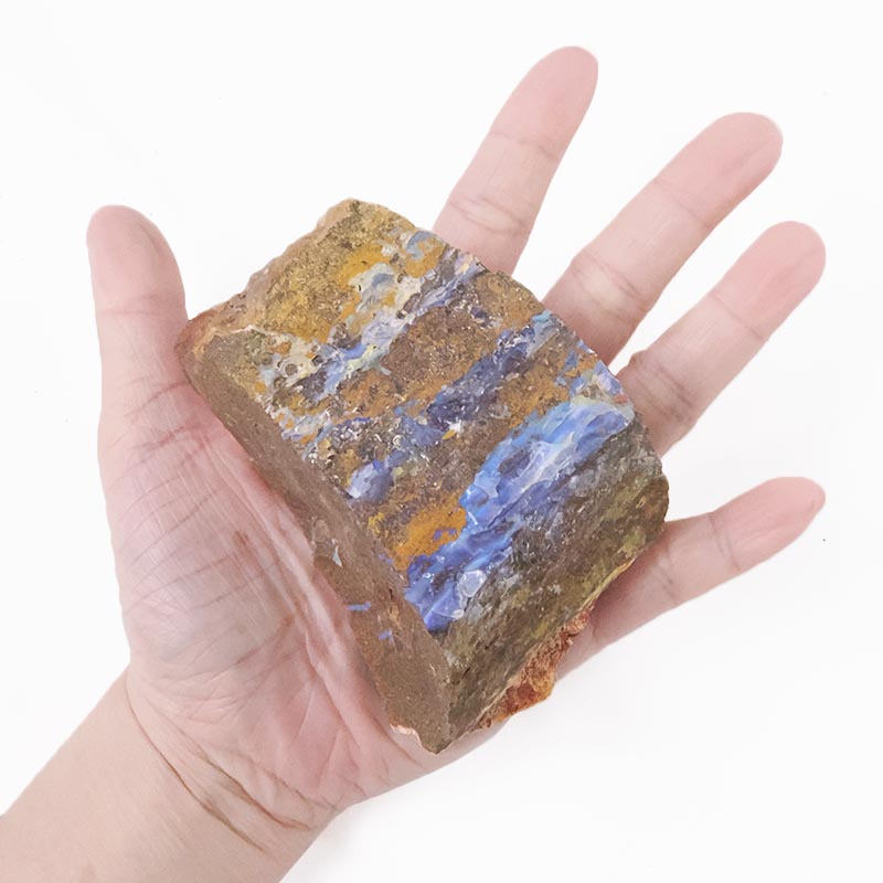 4.60kg Australian Boulder Opal Rough Set 4 Pieces DK1111 5 Australian Boulder Opal Rough Set 4 Pieces DK1111 | Crystal Factory