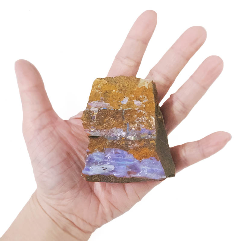 4.60kg Australian Boulder Opal Rough Set 4 Pieces DK1111 4 Australian Boulder Opal Rough Set 4 Pieces DK1111 | Crystal Factory