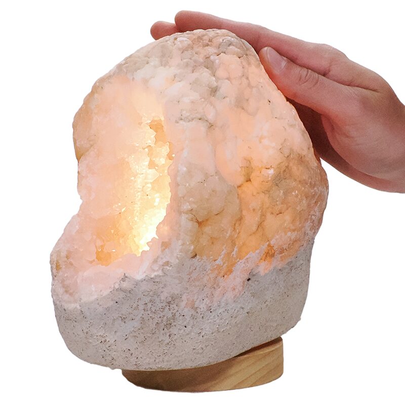 4.9kg Natural Calcite Geode Lamp DS2860 5 Natural Calcite Geode Lamp DS2860 | Crystal Factory