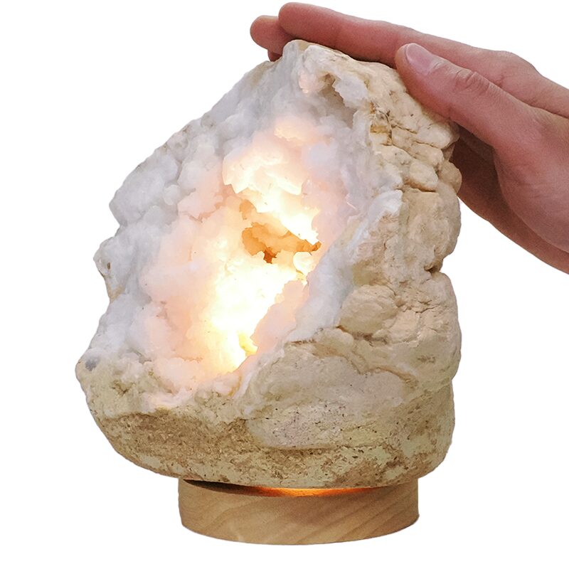 3.7kg Natural Calcite Geode Lamp DS2863 5 Natural Calcite Geode Lamp DS2863 | Crystal Factory