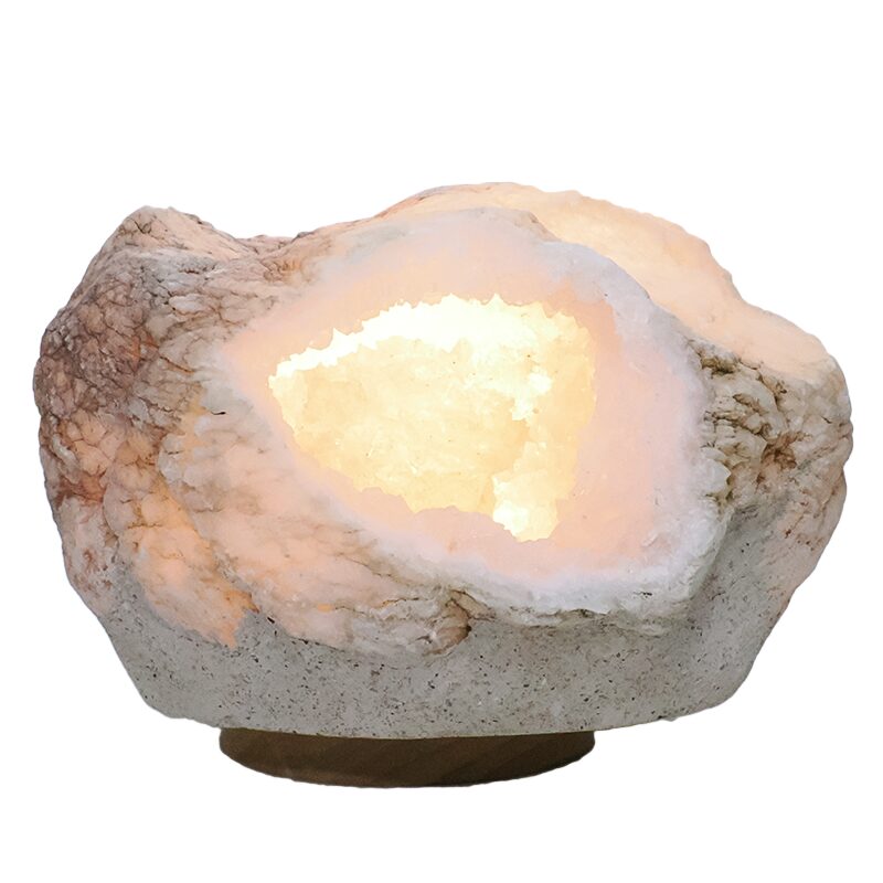 4.2kg Natural Calcite Geode Lamp DS2865 4 Natural Calcite Geode Lamp DS2865 | Crystal Factory