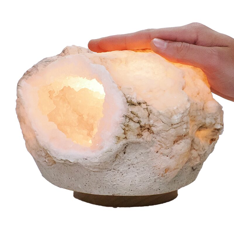 4.2kg Natural Calcite Geode Lamp DS2865 5 Natural Calcite Geode Lamp DS2865 | Crystal Factory
