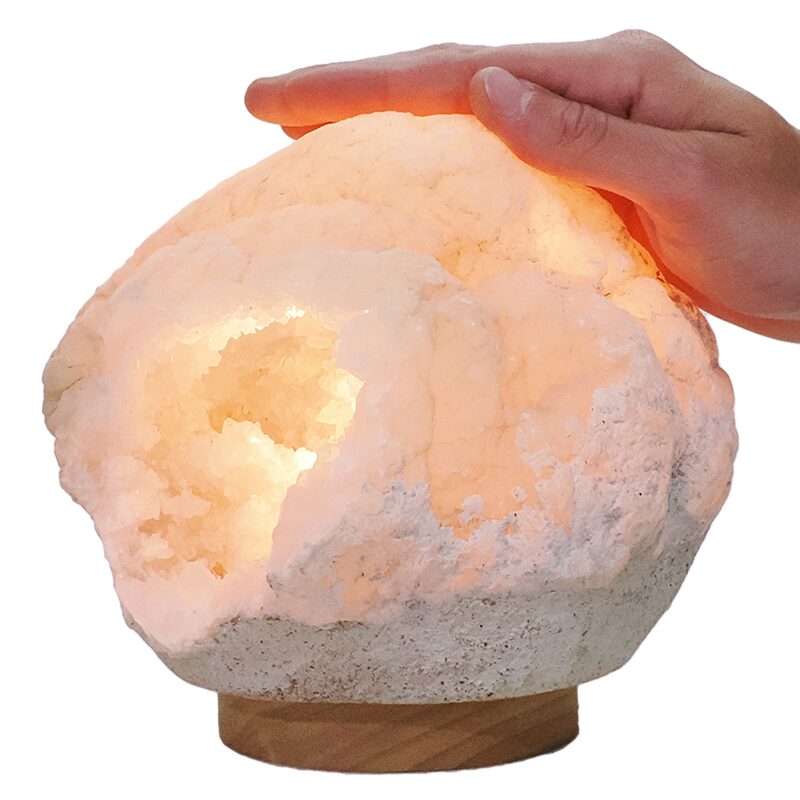 3.9kg Natural Calcite Geode Lamp DS2866 5 Natural Calcite Geode Lamp DS2866 | Crystal Factory