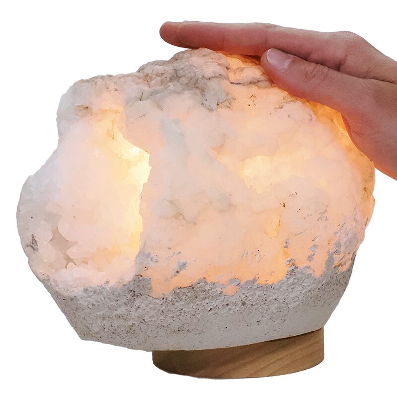 4.6kg Natural Calcite Geode Lamp DS2867 5 Natural Calcite Geode Lamp DS2867 | Crystal Factory