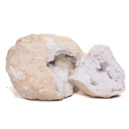 What is Calcite? 11 Natural Calcite Geode Pair S1526 | Crystal Factory