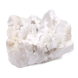 Snow Quartz Druze Rough Specimen DS2869 | Crystal Factory