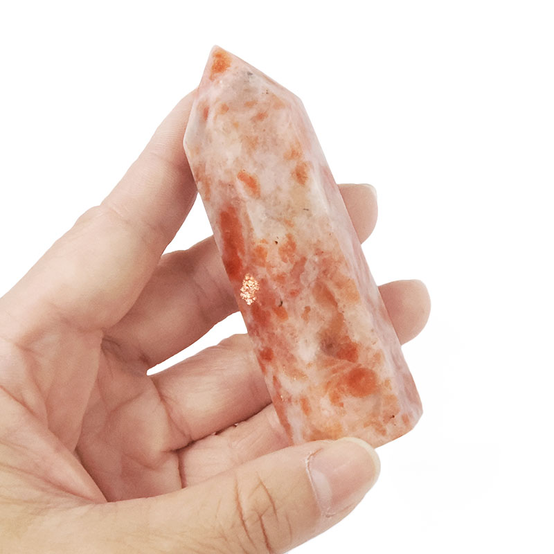 Sunstone Terminated Point - Large 4 Sunstone Terminated Point - Large | Crystal Factory