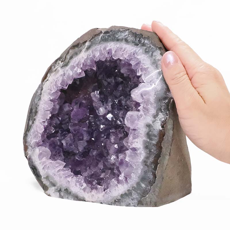 2.76kg Amethyst Polished Crystal Geode Specimen DR576 4 Amethyst Polished Crystal Geode Specimen DR576 | Crystal Factory