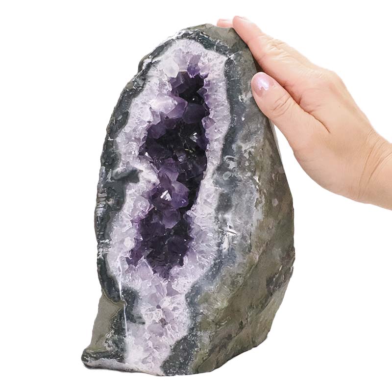 3.93kg Amethyst Polished Crystal Geode Specimen DR577 4 Amethyst Polished Crystal Geode Specimen DR577 | Crystal Factory