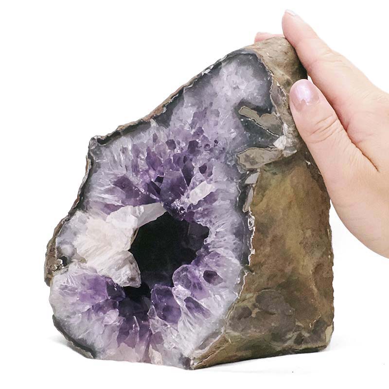 2.04kg Amethyst Polished Crystal Geode Specimen DR581 5 Amethyst Polished Crystal Geode Specimen DR581 | Crystal Factory