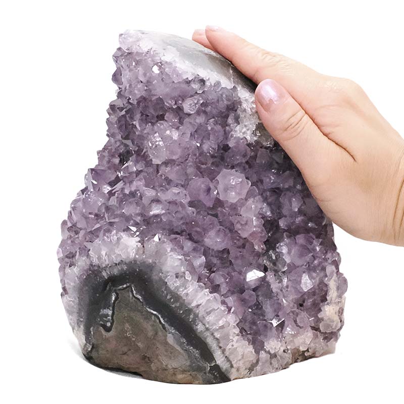 3.01kg Amethyst Polished Crystal Geode Specimen DR585 4 Amethyst Polished Crystal Geode Specimen DR585 | Crystal Factory