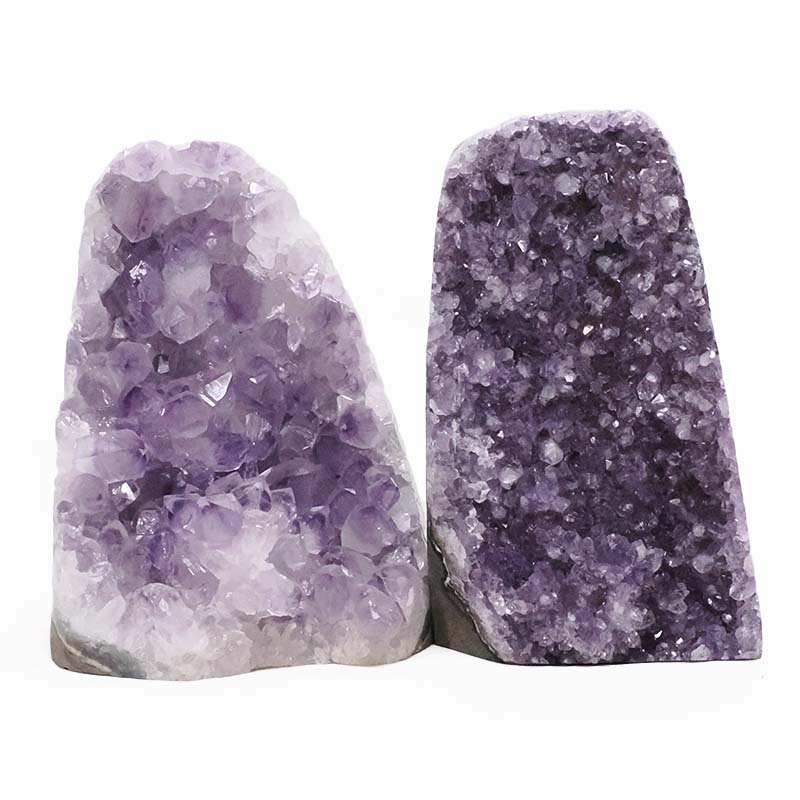 2.47kg Amethyst Polished Crystal Geode Specimen Set 2 Pieces DN2064 3 Amethyst Polished Crystal Geode Specimen Set 2 Pieces DN2064 | Crystal Factory