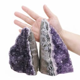 2.48kg Amethyst Polished Crystal Geode Specimen Set 2 Pieces DN2065 5 Amethyst Polished Crystal Geode Specimen Set 2 Pieces DN2065 | Crystal Factory