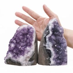 2.25kg Amethyst Polished Crystal Geode Specimen Set 2 Pieces DN2066 5 Amethyst Polished Crystal Geode Specimen Set 2 Pieces DN2066 | Crystal Factory
