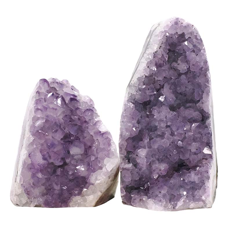 2.68kg Amethyst Polished Crystal Geode Specimen Set 2 Pieces DN2070 3 Amethyst Polished Crystal Geode Specimen Set 2 Pieces DN2070 | Crystal Factory