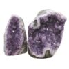 Amethyst Polished Crystal Geode Specimen Set 2 Pieces DN2077 | Crystal Factory
