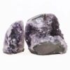Amethyst Polished Crystal Geode Specimen Set 2 Pieces DN2078 | Crystal Factory