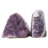 Amethyst Polished Crystal Geode Specimen Set 2 Pieces DN2080 | Crystal Factory