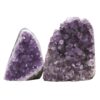 Amethyst Polished Crystal Geode Specimen Set 2 Pieces DN2081 | Crystal Factory