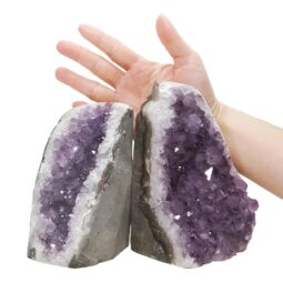 2.82kg Amethyst Polished Crystal Geode Specimen Set 2 Pieces DN2082 5 Amethyst Polished Crystal Geode Specimen Set 2 Pieces DN2082 | Crystal Factory