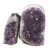 Amethyst Polished Crystal Geode Specimen Set 2 Pieces DN2084 | Crystal Factory