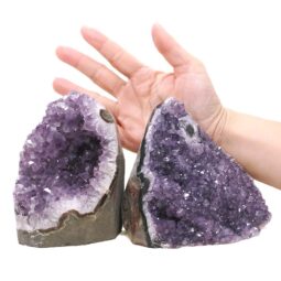 2.60kg Amethyst Polished Crystal Geode Specimen Set 2 Pieces DN2094 5 Amethyst Polished Crystal Geode Specimen Set 2 Pieces DN2094 | Crystal Factory