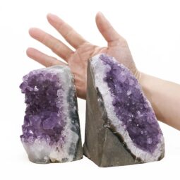 2.80kg Amethyst Polished Crystal Geode Specimen Set 2 Pieces DN2105 5 Amethyst Polished Crystal Geode Specimen Set 2 Pieces DN2105 | Crystal Factory