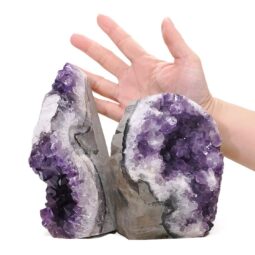 3.52kg Amethyst Polished Crystal Geode Specimen Set 2 Pieces DN2112 5 Amethyst Polished Crystal Geode Specimen Set 2 Pieces DN2112 | Crystal Factory