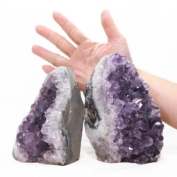 3.09kg Amethyst Polished Crystal Geode Specimen Set 2 Pieces DN2113 5 Amethyst Polished Crystal Geode Specimen Set 2 Pieces DN2113 | Crystal Factory