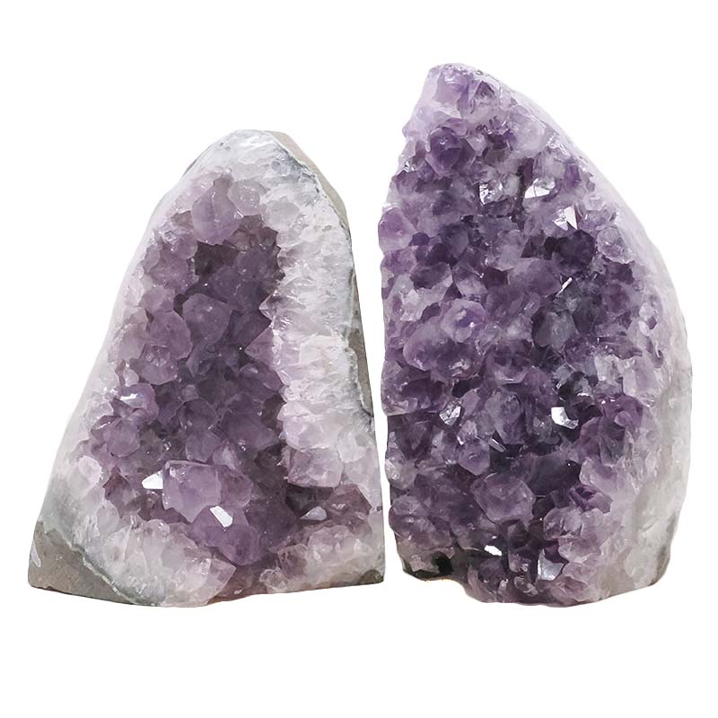 3.09kg Amethyst Polished Crystal Geode Specimen Set 2 Pieces DN2113 3 Amethyst Polished Crystal Geode Specimen Set 2 Pieces DN2113 | Crystal Factory