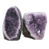 3.08kg Amethyst Polished Crystal Geode Specimen Set 2 Pieces DN2118 2 Amethyst Polished Crystal Geode Specimen Set 2 Pieces DN2118 | Crystal Factory