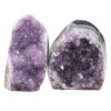 1.86kg Amethyst Polished Crystal Geode Specimen Set 2 Pieces DR567 2 Amethyst Polished Crystal Geode Specimen Set 2 Pieces DR567 | Crystal Factory