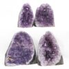 2.30kg Amethyst Polished Crystal Geode Specimen Set 4 Pieces DR570 2 Amethyst Polished Crystal Geode Specimen Set 4 Pieces DR570 | Crystal Factory