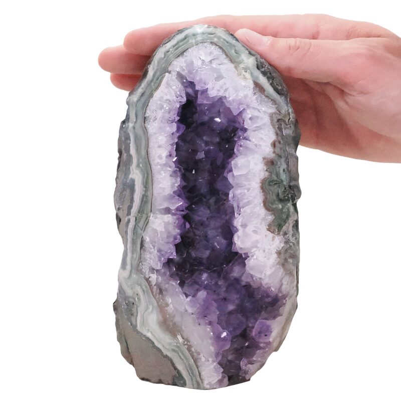 2.2kg Amethyst Polished Crystal Geode Specimen DB696 4 Amethyst Polished Crystal Geode Specimen DB696 | Crystal Factory