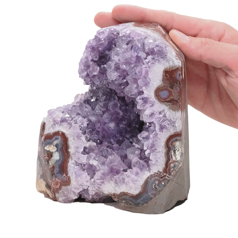 2.8kg Amethyst Polished Crystal Geode Specimen DB698 4 Amethyst Polished Crystal Geode Specimen DB698 | Crystal Factory