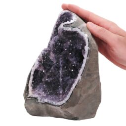 Amethyst Polished Crystal Geode Specimen DR586 | Crystal Factory