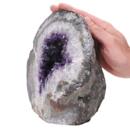 Amethyst Polished Crystal Geode Specimen DR588 | Crystal Factory