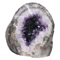 Amethyst Polished Crystal Geode Specimen DR588 | Crystal Factory