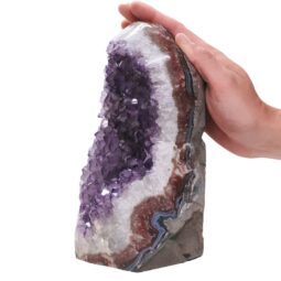 Amethyst Polished Crystal Geode Specimen DR593 | Crystal Factory