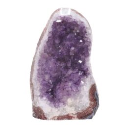 Amethyst Polished Crystal Geode Specimen DR593 | Crystal Factory