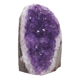 Amethyst Polished Crystal Geode Specimen DR594 | Crystal Factory