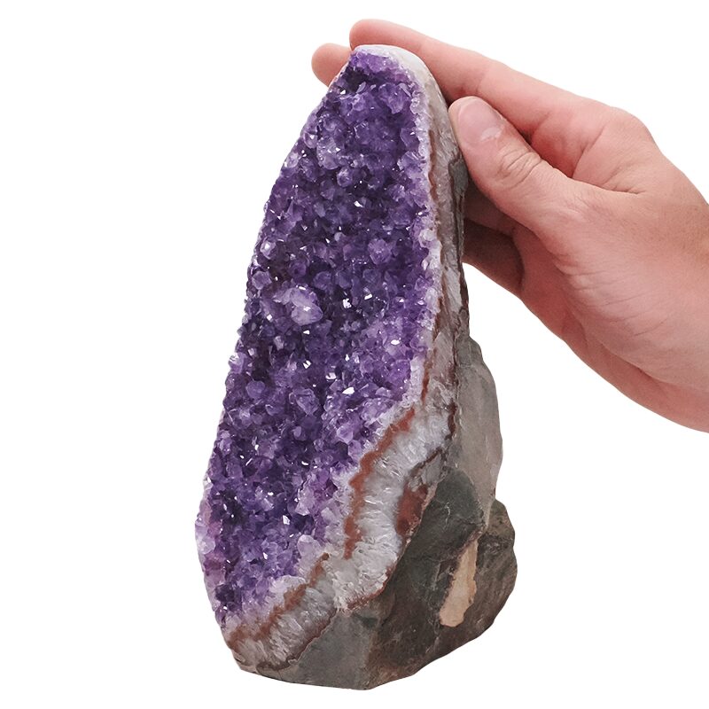 2.8kg Amethyst Polished Crystal Geode Specimen DR595 4 Amethyst Polished Crystal Geode Specimen DR595 | Crystal Factory