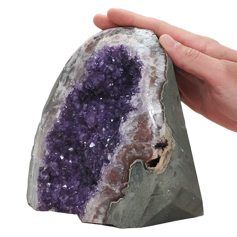 3.2kg Amethyst Polished Crystal Geode Specimen DR598 4 Amethyst Polished Crystal Geode Specimen DR598 | Crystal Factory