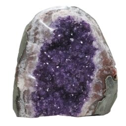 Amethyst Polished Crystal Geode Specimen DR598 | Crystal Factory