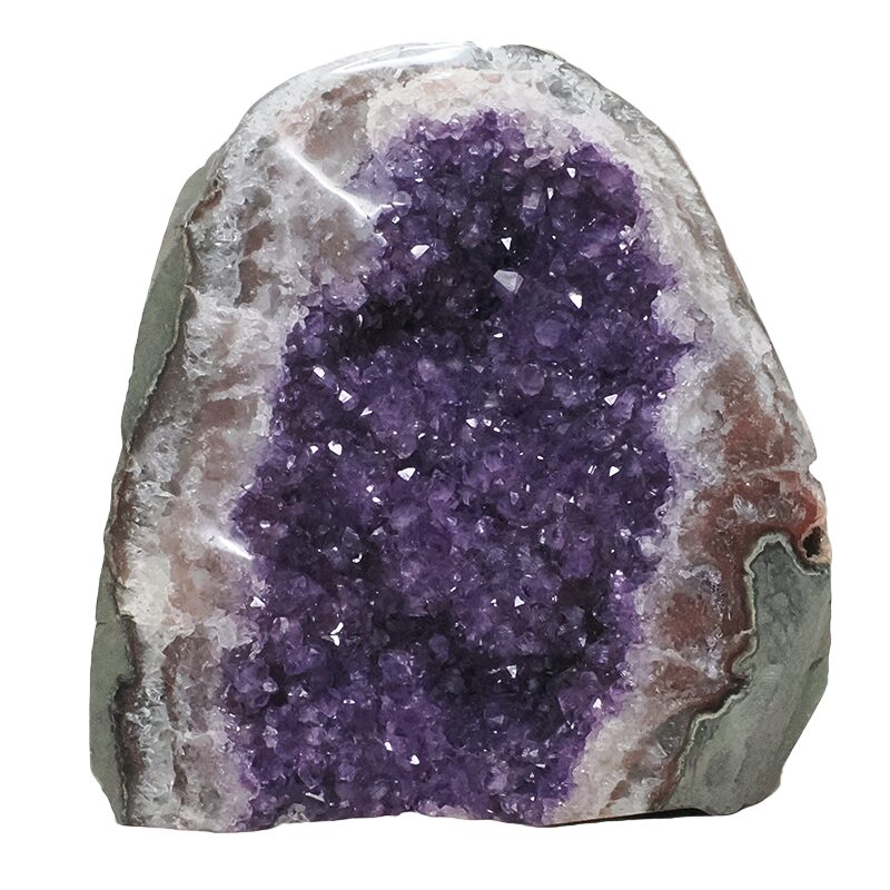 3.2kg Amethyst Polished Crystal Geode Specimen DR598 3 Amethyst Polished Crystal Geode Specimen DR598 | Crystal Factory