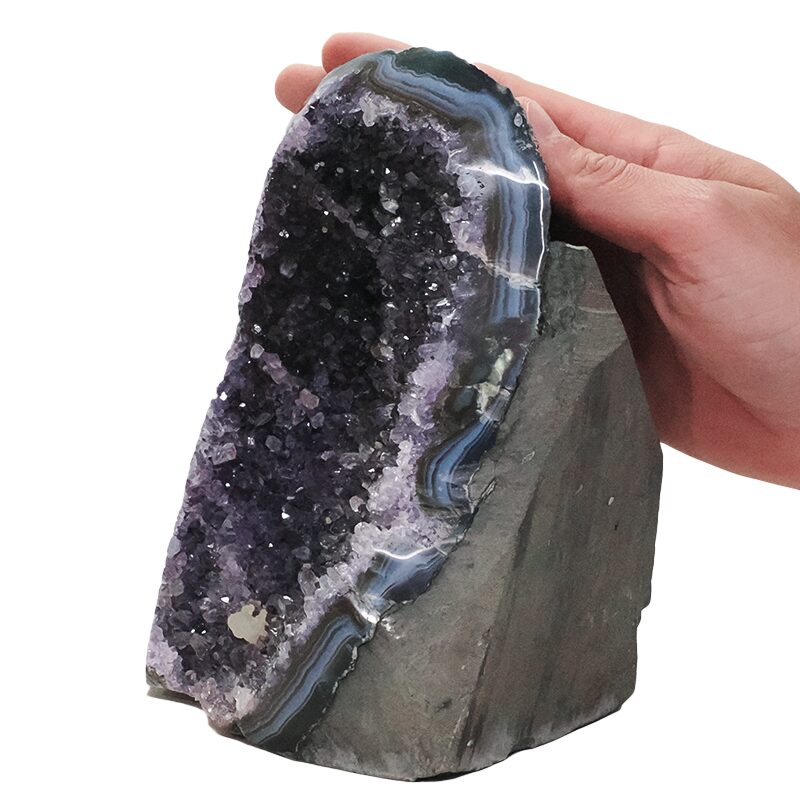 2.9kg Amethyst Polished Crystal Geode Specimen DR602 4 Amethyst Polished Crystal Geode Specimen DR602 | Crystal Factory