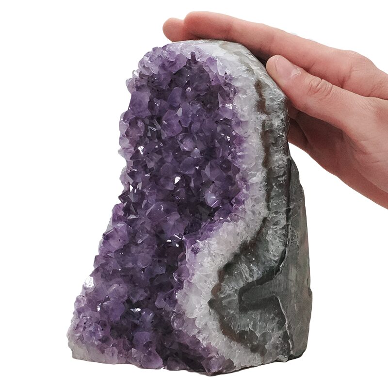 3.2kg Amethyst Polished Crystal Geode Specimen DR604 4 Amethyst Polished Crystal Geode Specimen DR604 | Crystal Factory