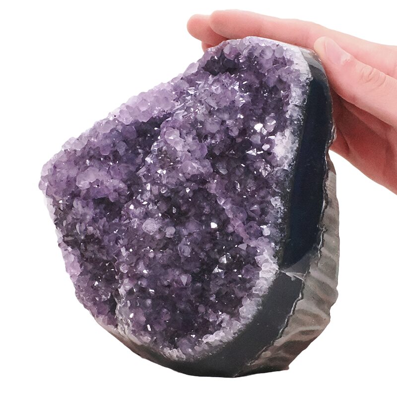 3.2kg Amethyst Polished Crystal Geode Specimen DR608 4 Amethyst Polished Crystal Geode Specimen DR608 | Crystal Factory